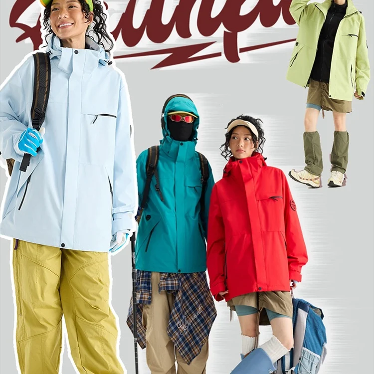 Herren Wasserdichte Outdoor-Softshelljacke mit Kapuze, hohem Stehkragen & Reißverschlusstaschen Drune