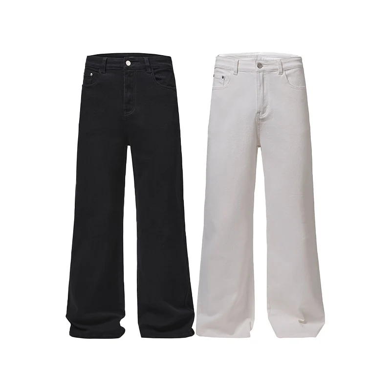 Herren weite Relaxed-Fit Jeans aus Baumwoll-Denim Drune
