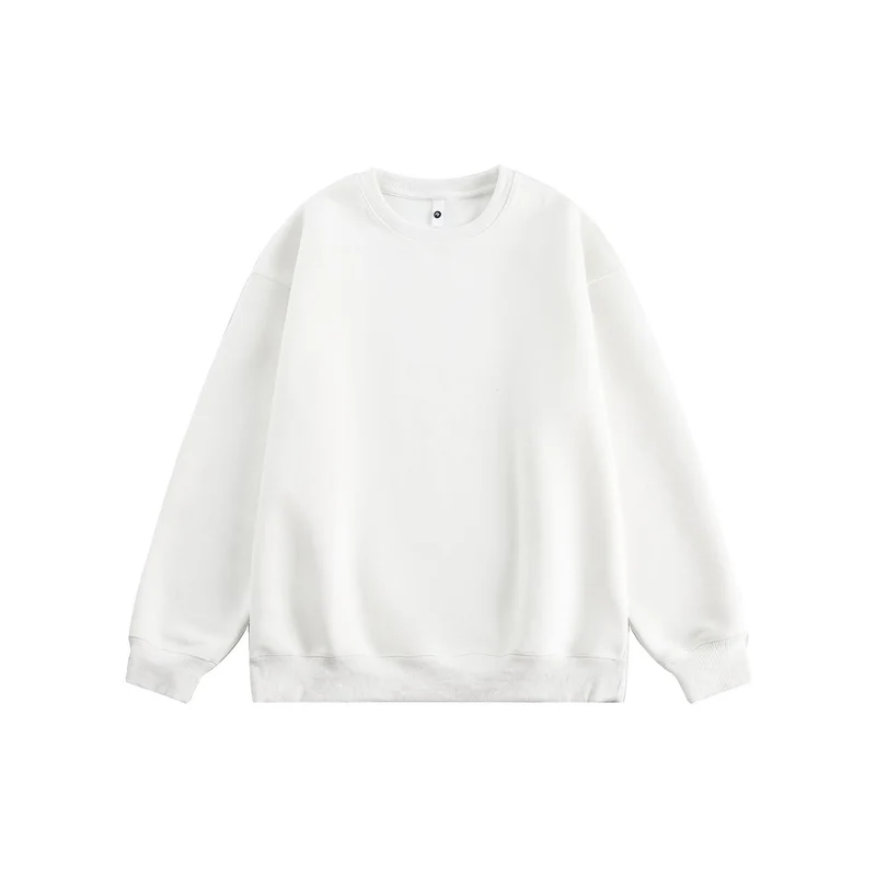 Unisex Oversize Baumwoll-Sweatshirt mit Rundhalsausschnitt und breiten Bündchen Drune