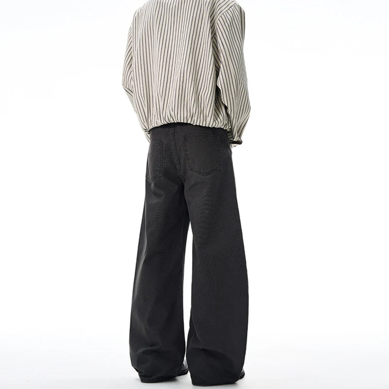 Herren Weitfallende Denimhose im Baggy‑Cut mit elastischem Bund Drune