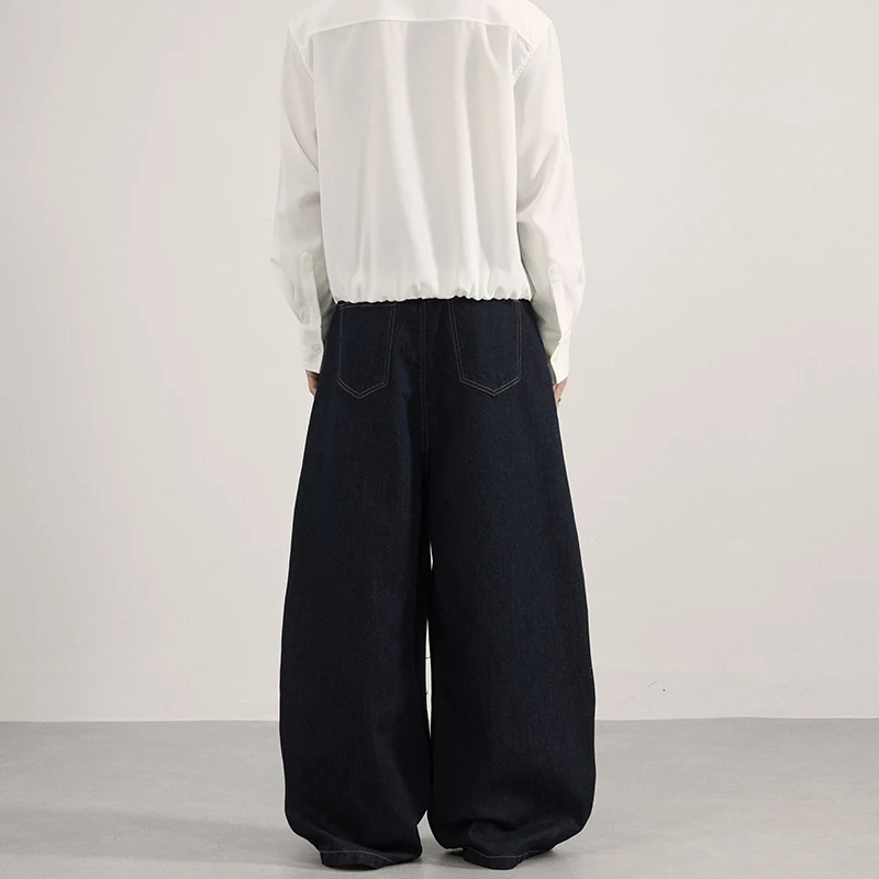 Herren Rohdenim Marlene-Baggy-Jeans mit tiefem Schritt und Kniepaneel-Details Drune