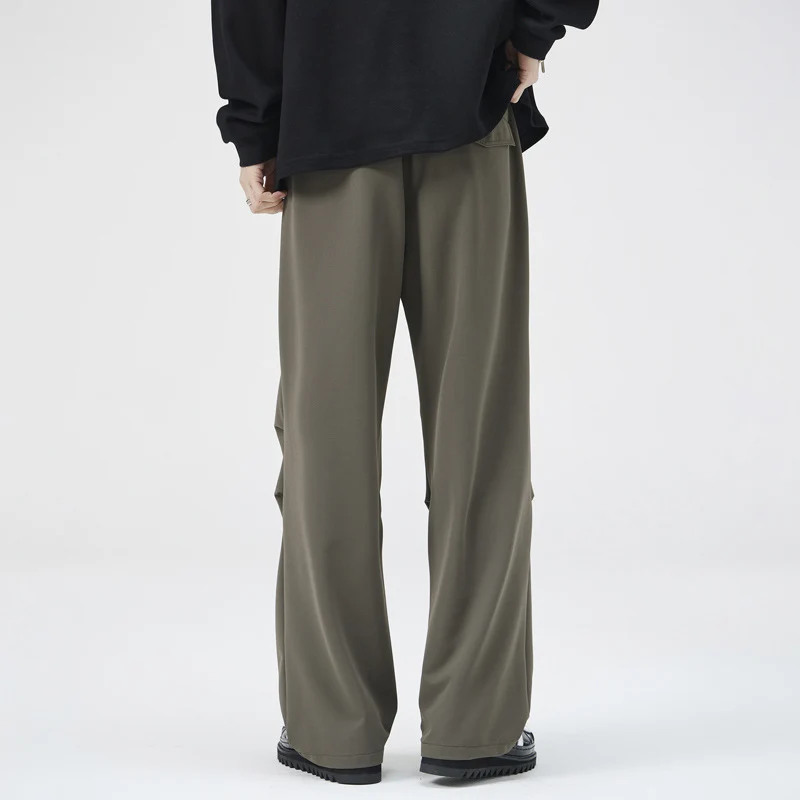 Herren Relaxed-Fit Technikhose mit geradem Bein, elastischem Bund und technischen Details Drune