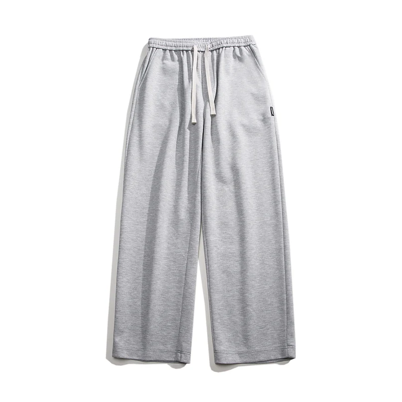 Herren Relaxed-Fit Lounge-Hose mit elastischem Bund, Kordelzug und weitem Bein Drune