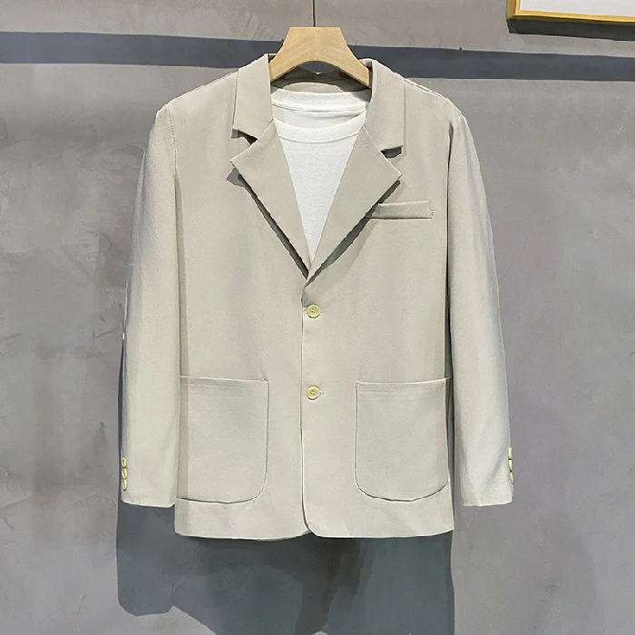 Herren Modernes Oversize Sakko im Minimal‑Look mit aufgesetzten Taschen Drune