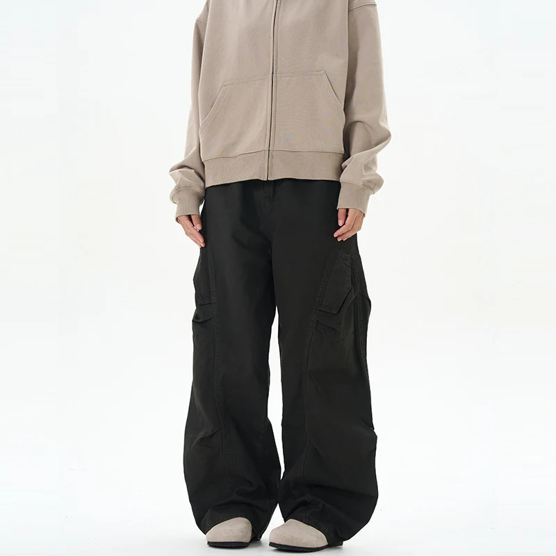 Herren Locker fallende Paneel-Cargo-Baggyhose im Workwear-Stil Drune