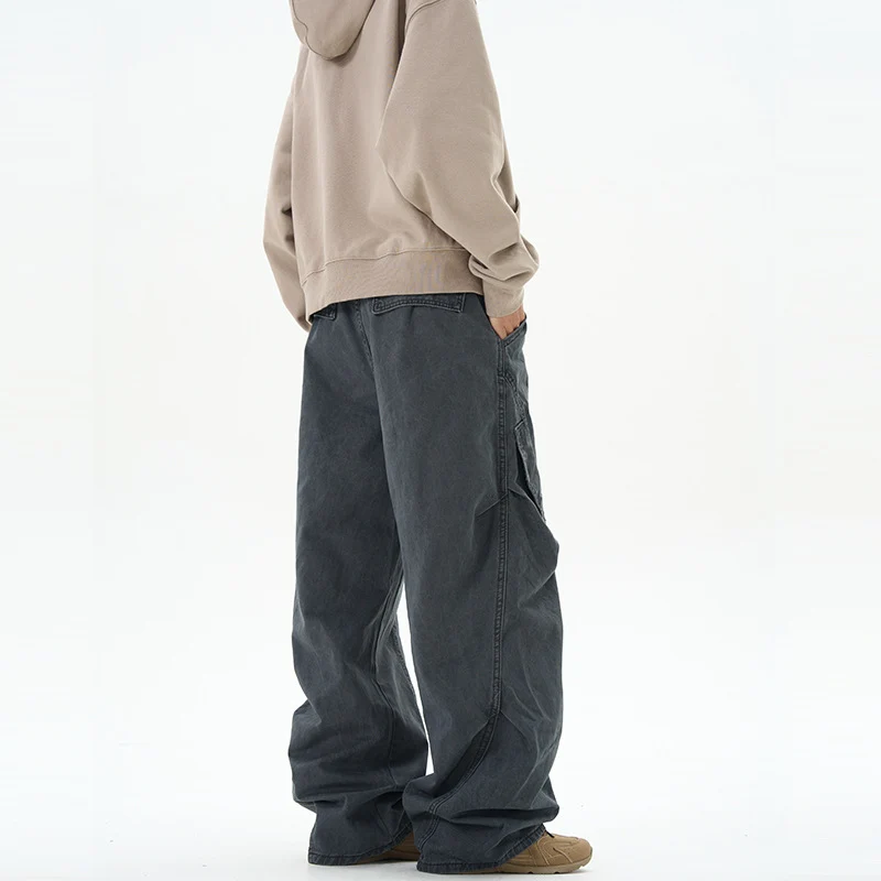 Herren Locker fallende Paneel-Cargo-Baggyhose im Workwear-Stil Drune