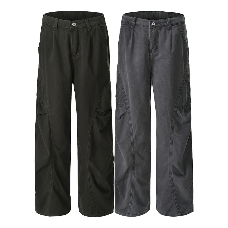 Herren Locker fallende Paneel-Cargo-Baggyhose im Workwear-Stil Drune