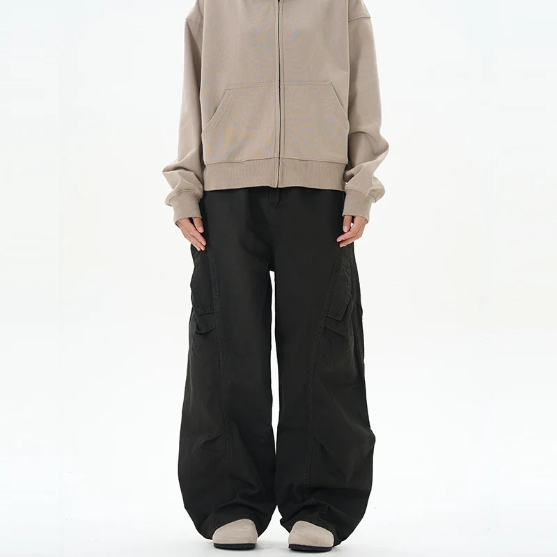 Herren Locker fallende Paneel-Cargo-Baggyhose im Workwear-Stil Drune