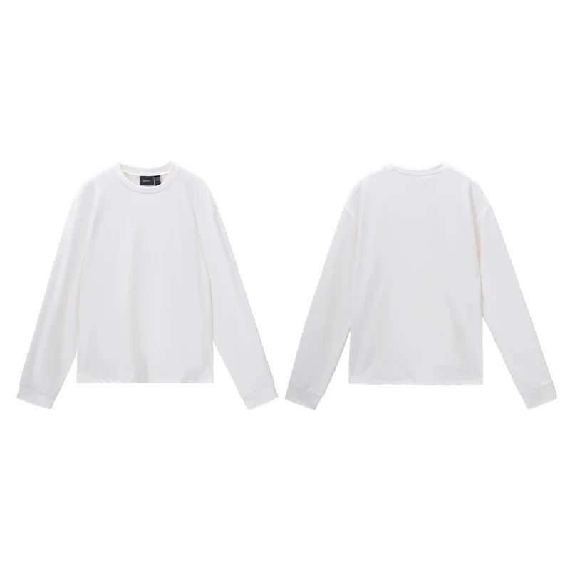 Herren Langarm-Shirt aus feiner Rippstruktur mit Rundhalsausschnitt Drune