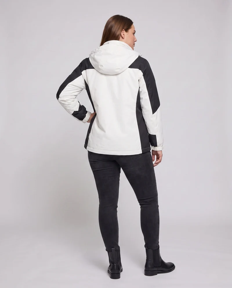 Damen Zwei-Punkte Softshell Regenjacke mit abnehmbarer Fleece-Innenjacke Drune