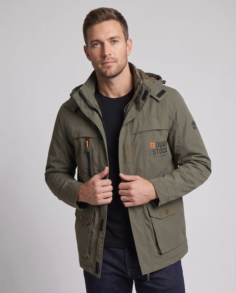 Herren Arctic-Comfort Parka mit voll gefüttertem Kunstfell und multifunktionalen Taschen Drune
