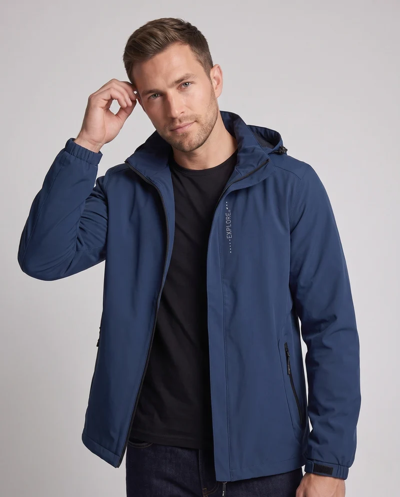 Herren Atmungsaktive Leichte Wind- und Regenjacke Drune