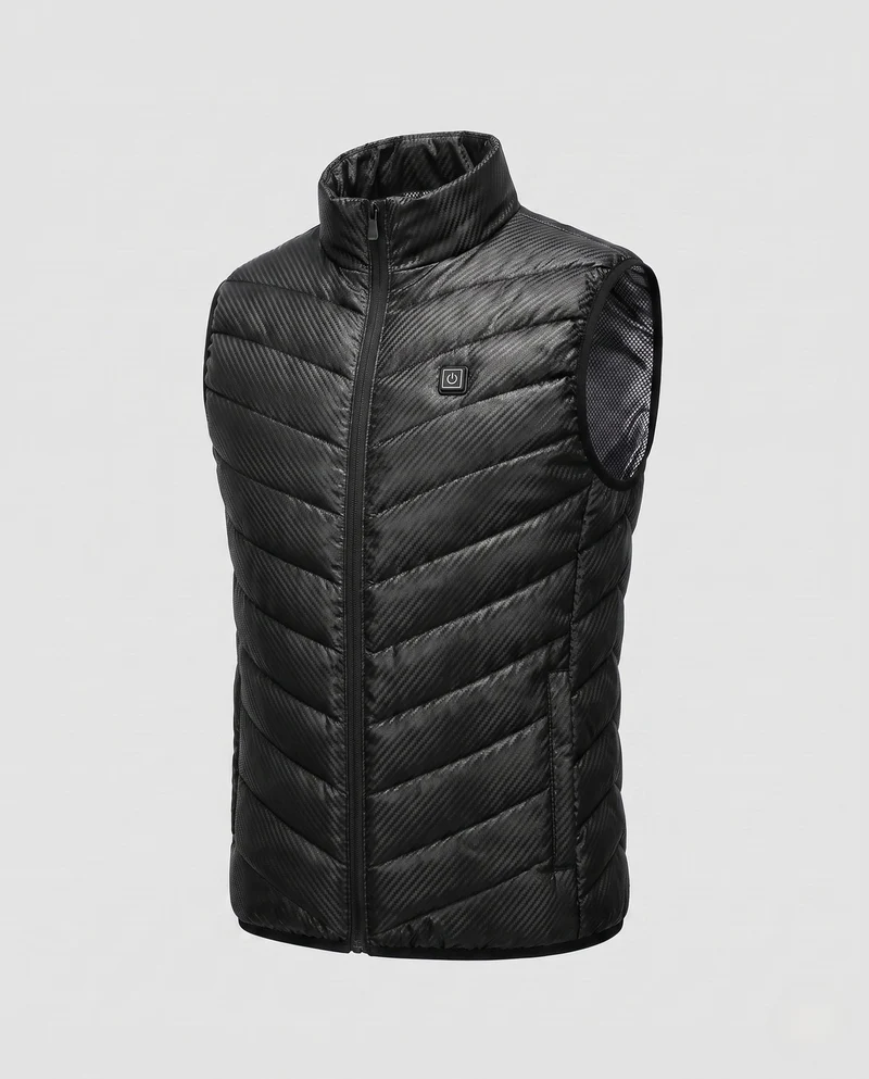 Herren beheizbare Thermo-Weste mit Multi-Zonen-Heizsystem und USB-Anschluss Drune