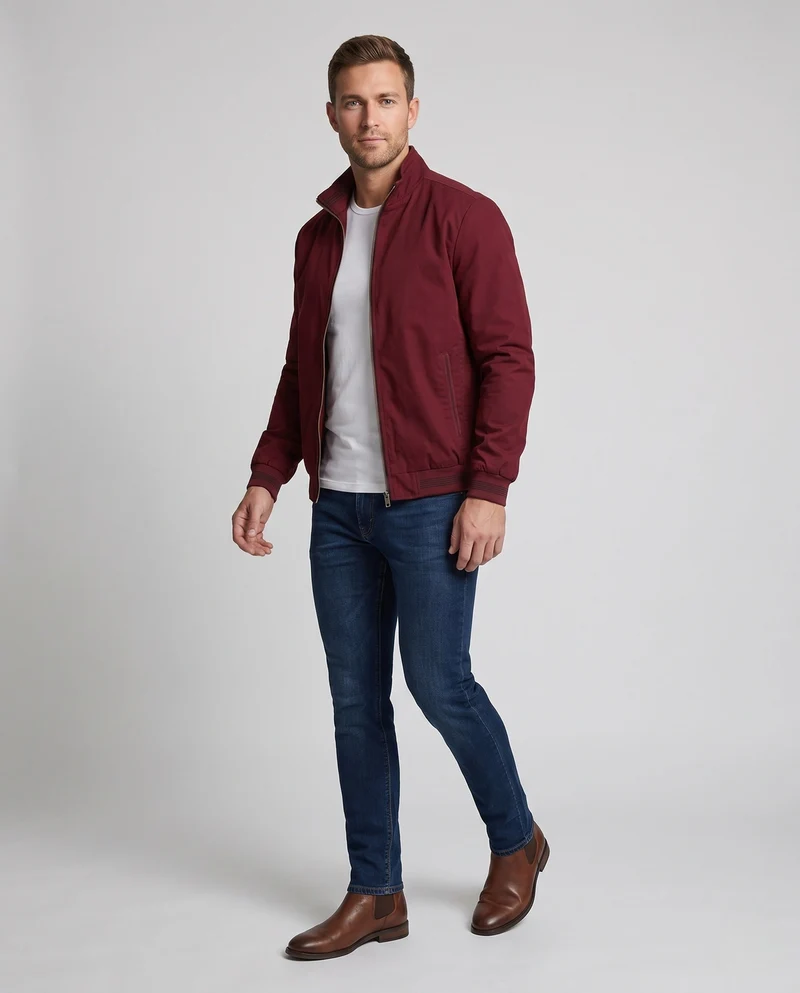 Herren Canvas Blouson Drune