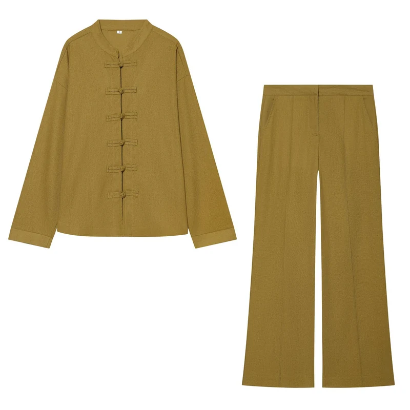 Damen Marlene‑Hose mit hohem Bund und durchgehender Bügelfalte Drune