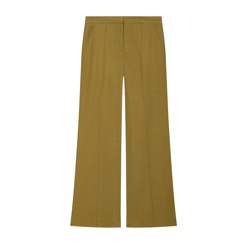 Damen Marlene‑Hose mit hohem Bund und durchgehender Bügelfalte Drune