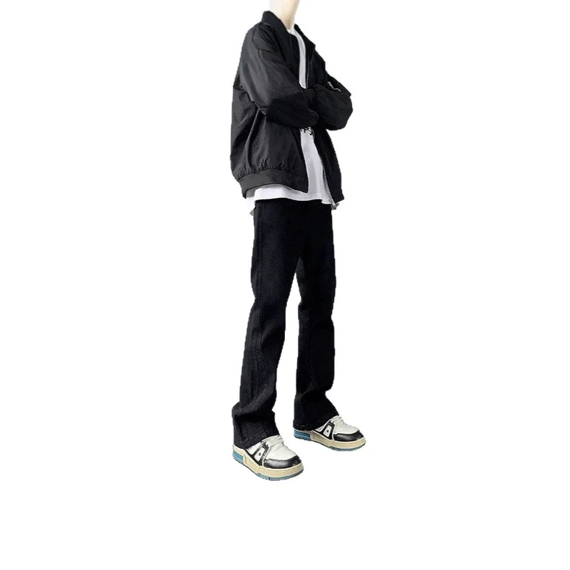 Herren Lässige Lockere Jeans Drune
