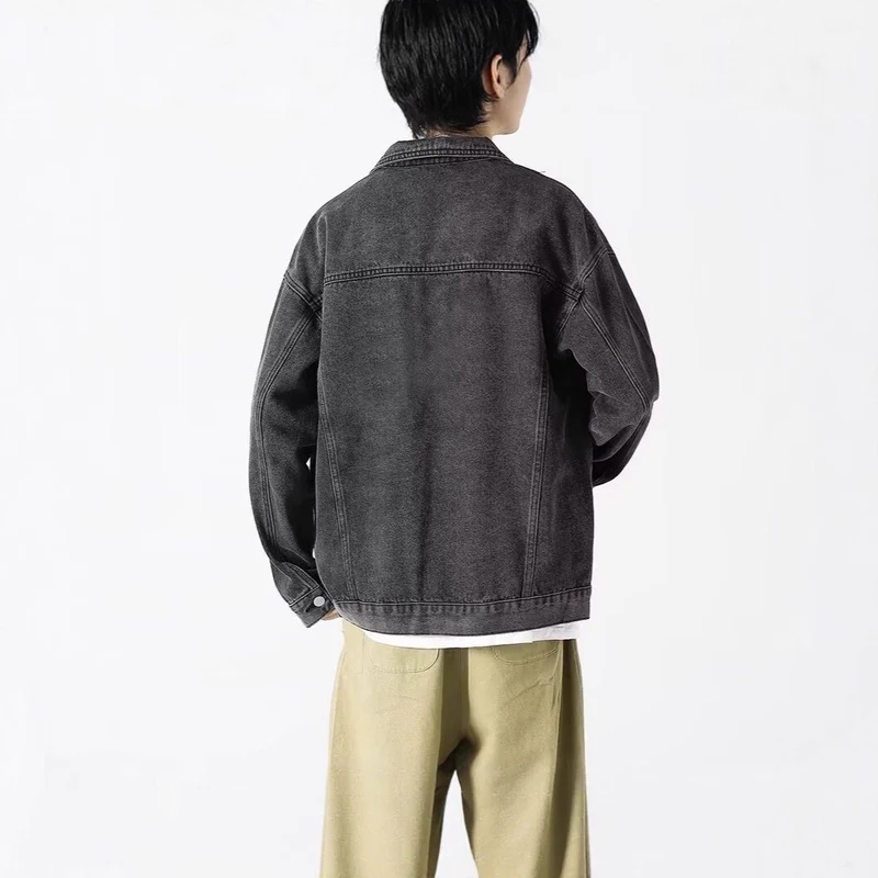 Herren Lässige Jeansjacke Drune