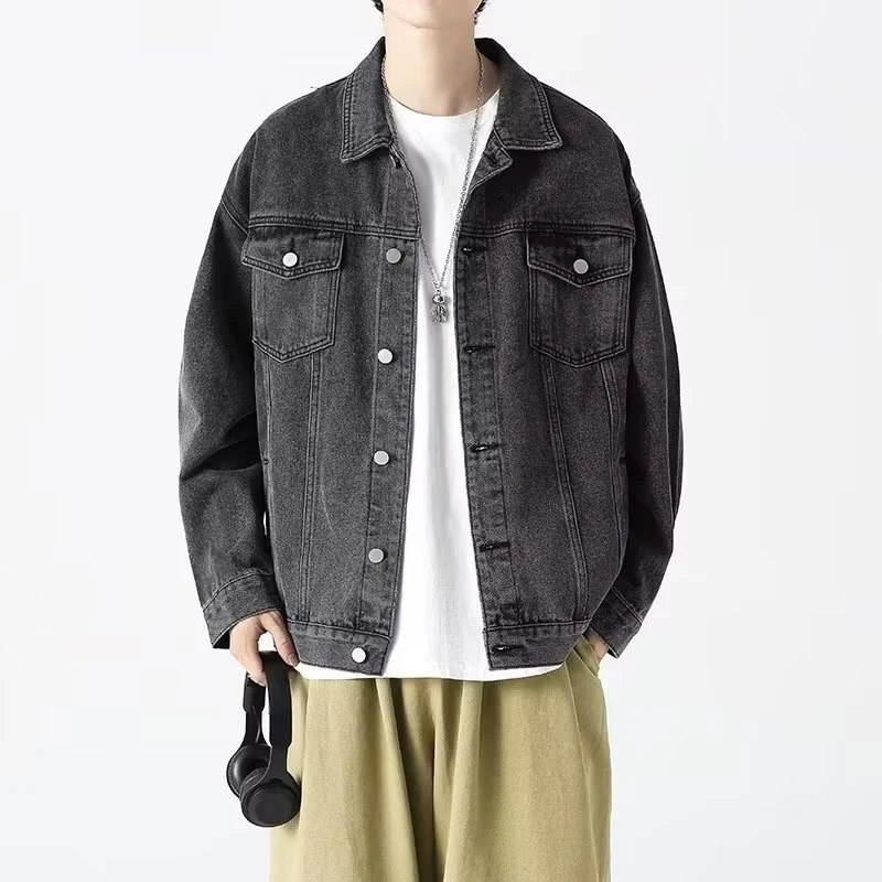 Herren Lässige Jeansjacke Drune
