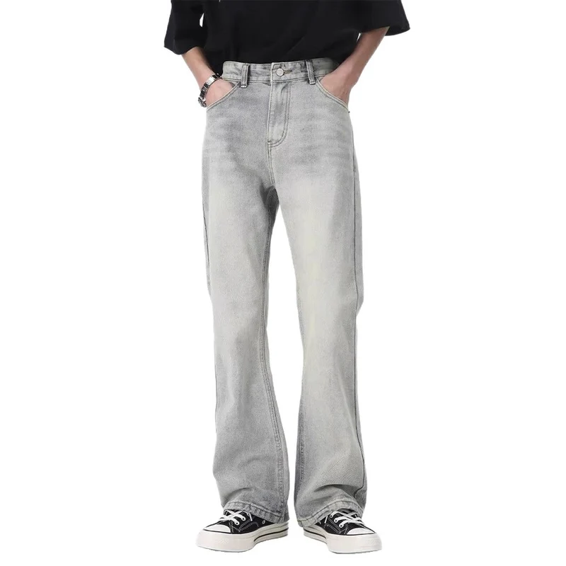 Herren Lässige Hochtaillierte Jeans Drune