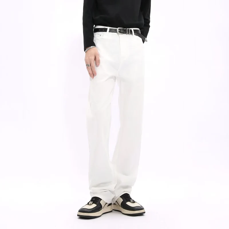 Herren Lässige Hochtaillierte Jeans Drune