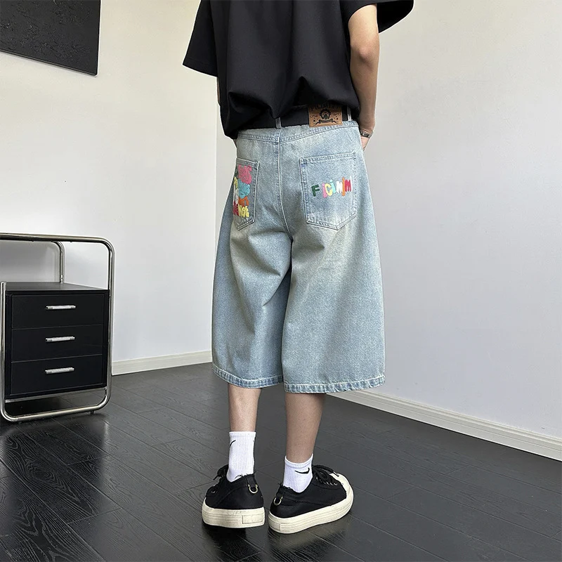 Herren Lässige Baggy-Jeans Drune