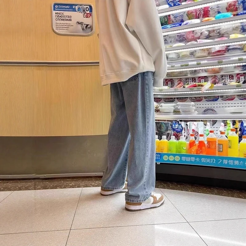 Herren Komfortable und modische Baggy-Jeans Drune
