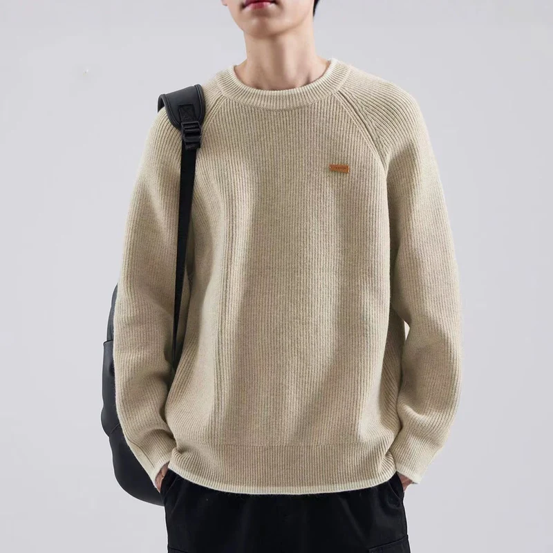 Herren Gemütlicher Strickpullover Drune