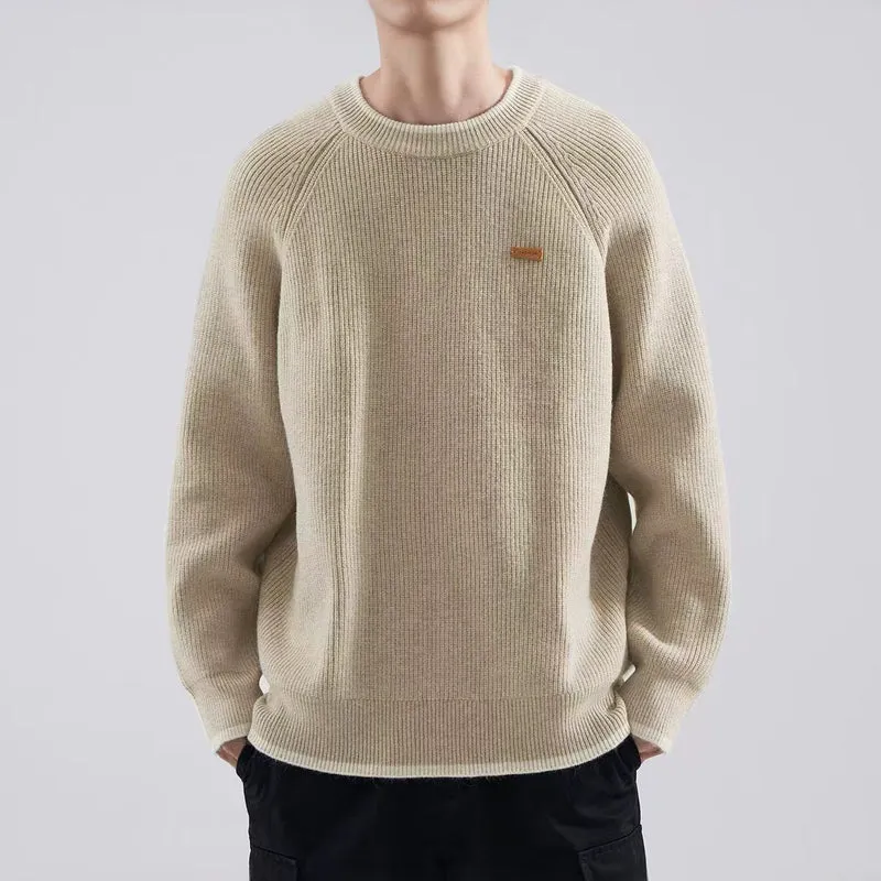 Herren Gemütlicher Strickpullover Drune