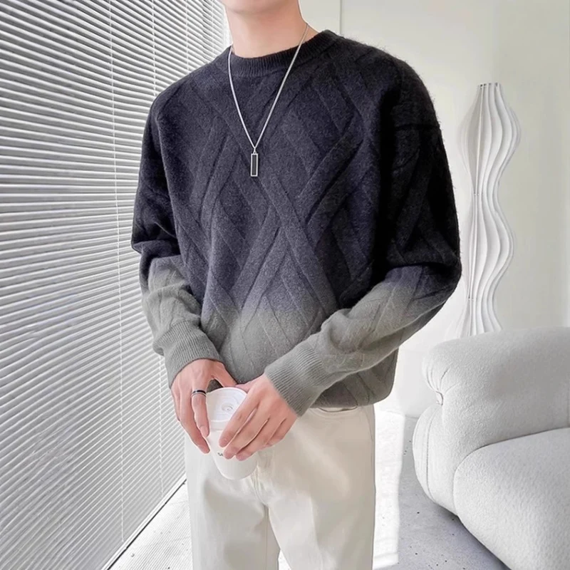 Herren Gemusterter Pullover Drune