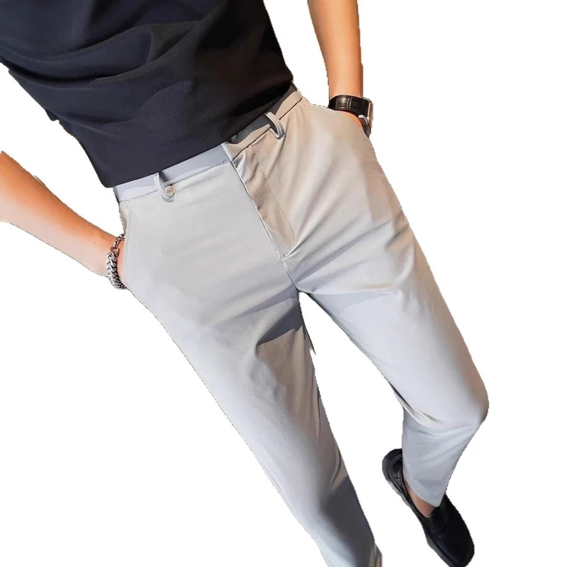 Herren Elegante Slim-Fit Hose Drune