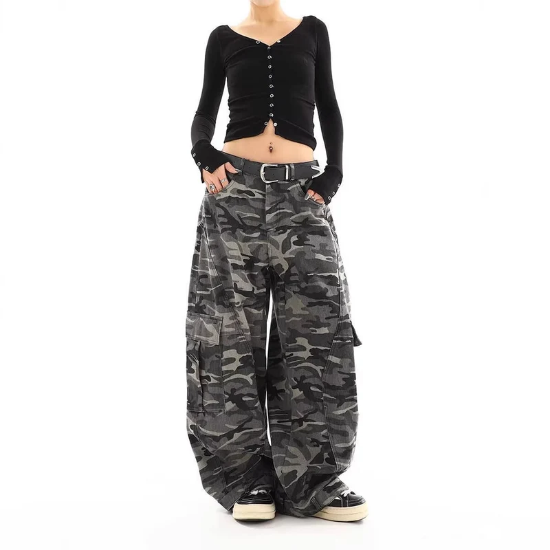 Herren Cargo-Hose im Camouflage-Design Drune