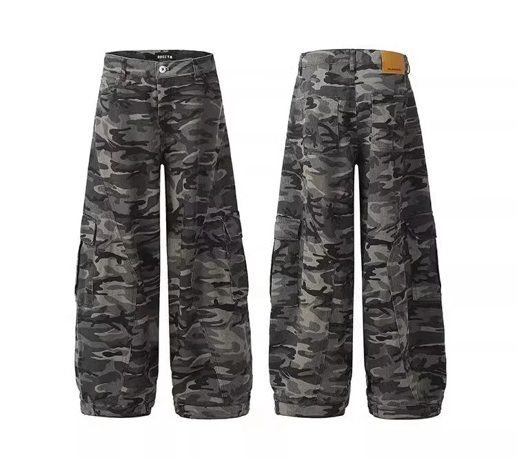 Herren Cargo-Hose im Camouflage-Design Drune
