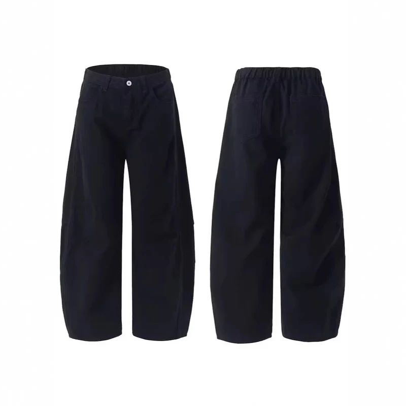Damen Weitgeschnittene Utility-Cargo-Hose Drune