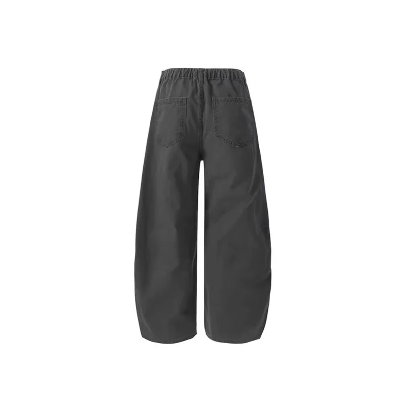 Damen Weitgeschnittene Utility-Cargo-Hose Drune