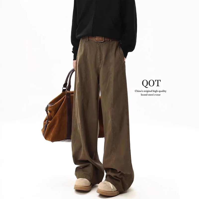 Damen Weitgeschnittene Stoffhose Drune