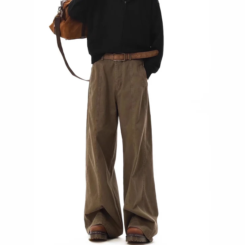 Damen Weitgeschnittene Stoffhose Drune