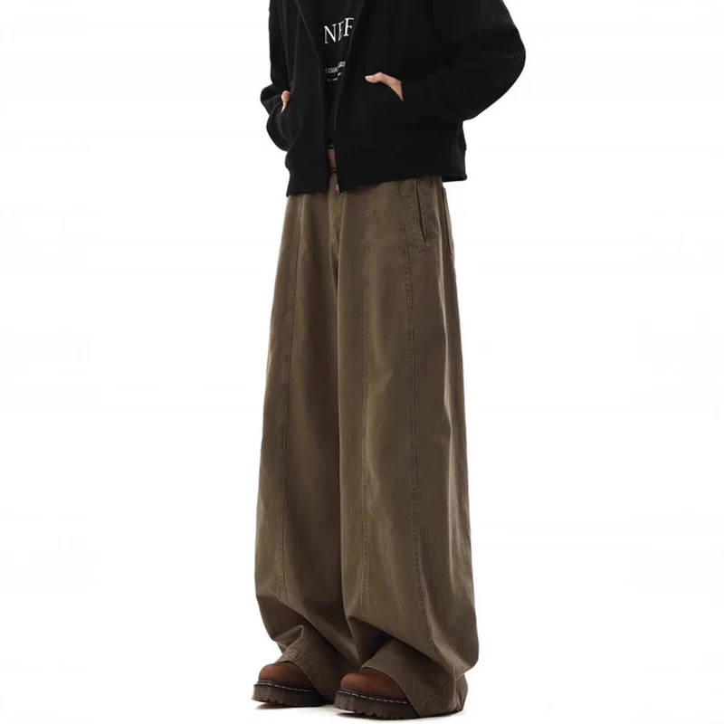Damen Weitgeschnittene Stoffhose Drune