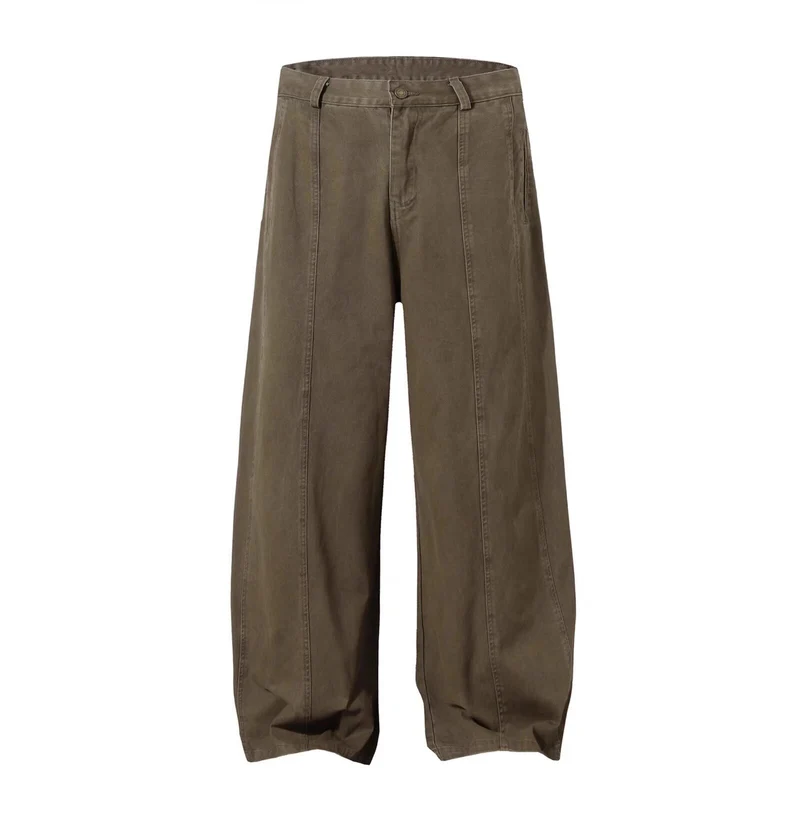 Damen Weitgeschnittene Stoffhose Drune