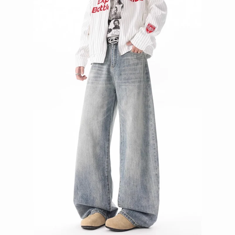 Damen Weitgeschnittene Jeans im Vintage-Stil Drune