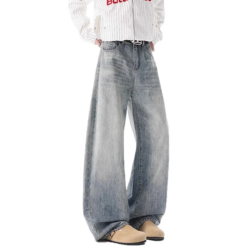Damen Weitgeschnittene Jeans im Vintage-Stil Drune