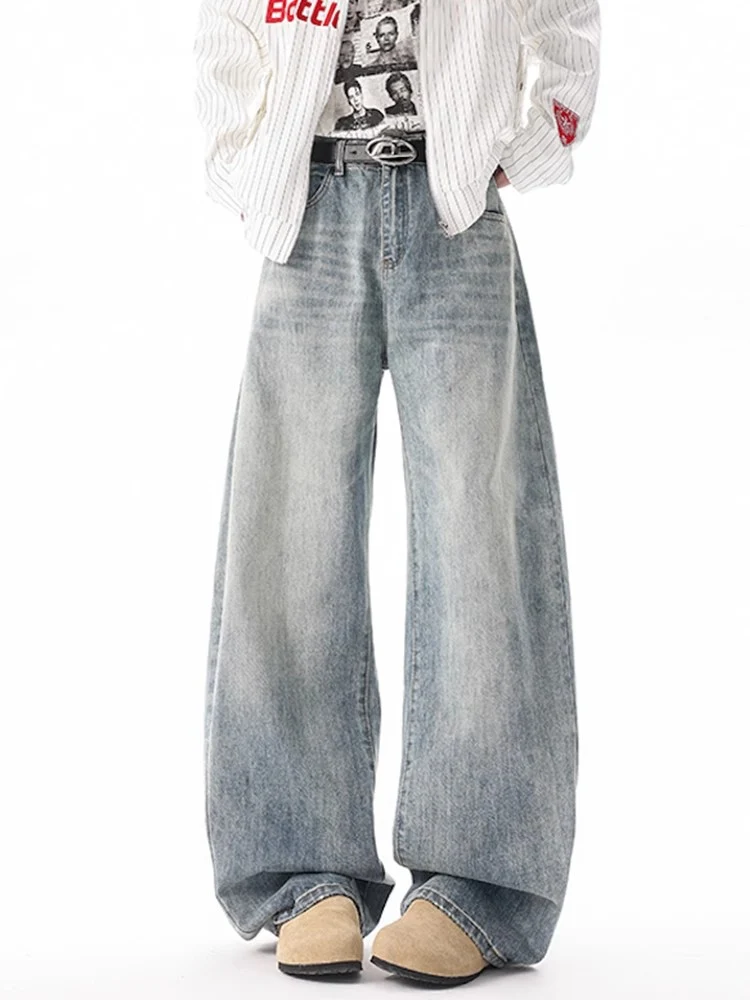 Damen Weitgeschnittene Jeans im Vintage-Stil Drune