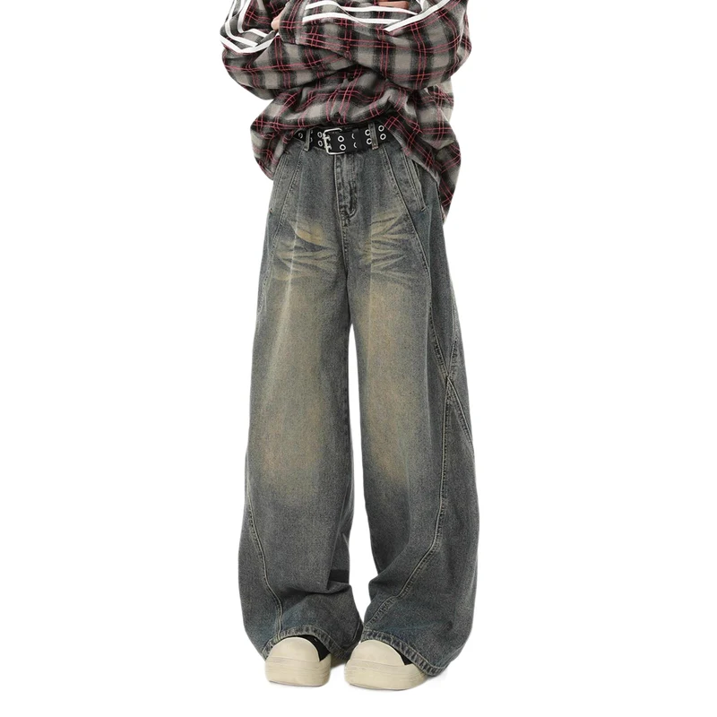 Damen Weitgeschnittene Jeans Drune