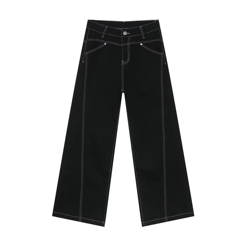 Damen Weitgeschnittene Hochbund-Hose Drune