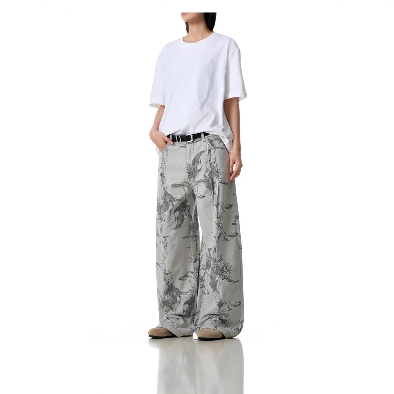 Damen Weitgeschnittene Designer-Jeans Drune