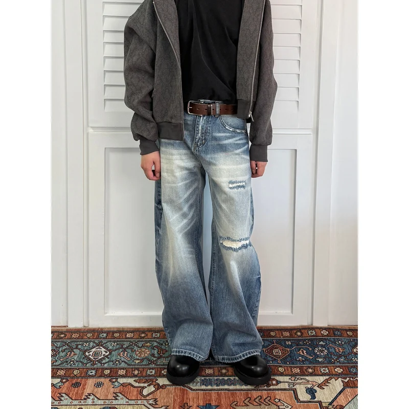 Damen Weitgeschnittene Denim Jeans Drune