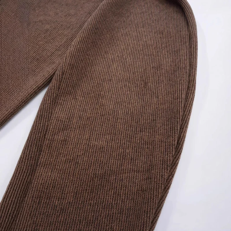 Damen Weitgeschnittene Cord-Hose mit elastischem Bund Drune
