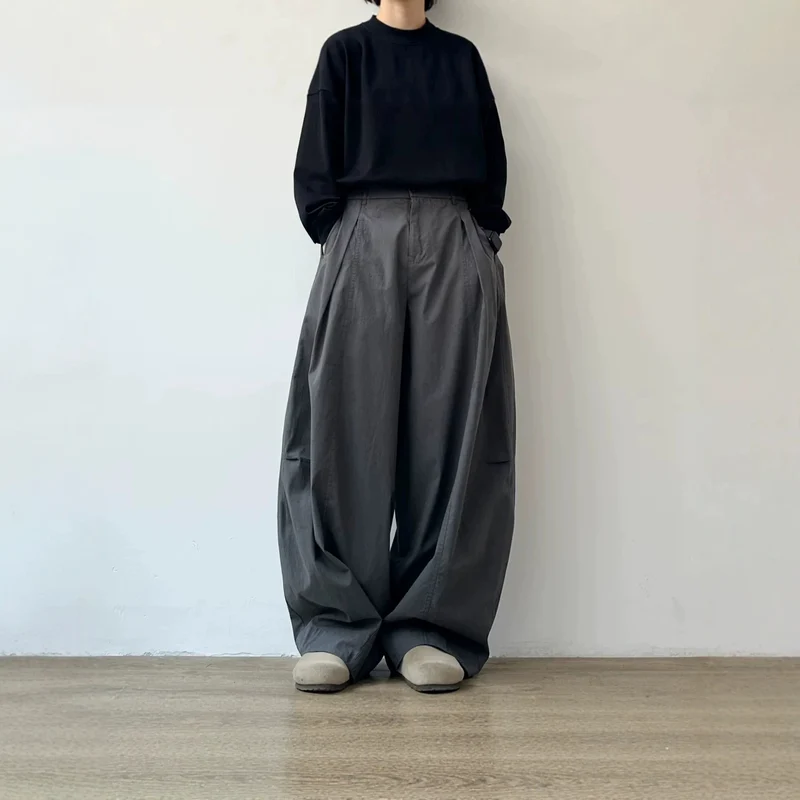 Damen Weitgeschnittene Chino-Hose Drune