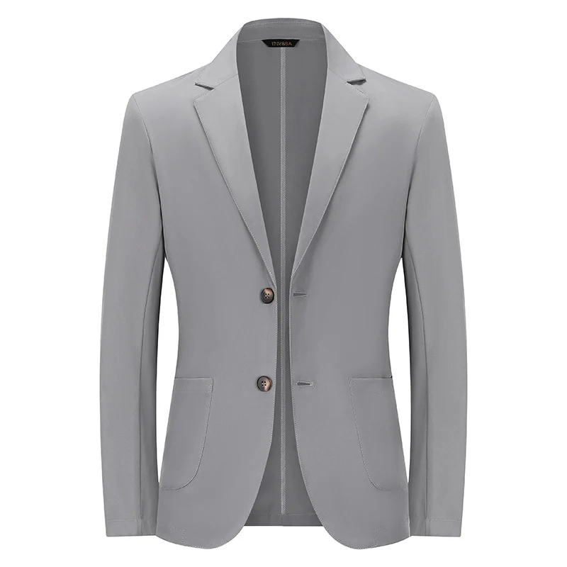 Herren Modernes Slim-Fit Sakko mit schmalem Revers und aufgesetzten Taschen Drune