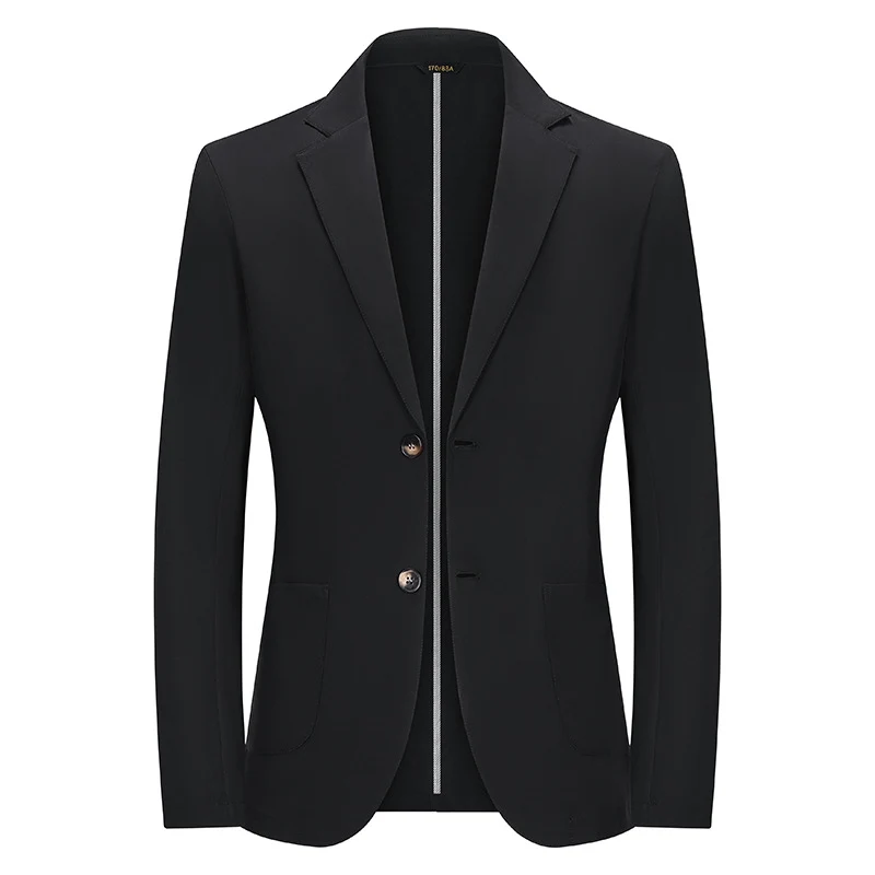 Herren Modernes Slim-Fit Sakko mit schmalem Revers und aufgesetzten Taschen Drune